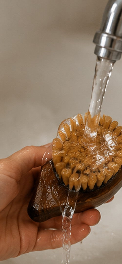 Rincez la brosse